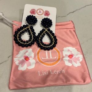 Lisi Lerch Margo post earring - navy NWOT